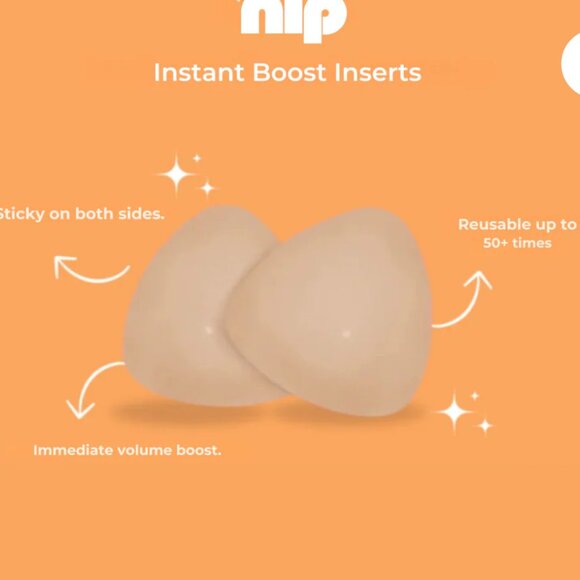 HeyNip Ultra Boost Inserts × 1 A / Beige - NEVER WORN sticky bra - Picture 7 of 7